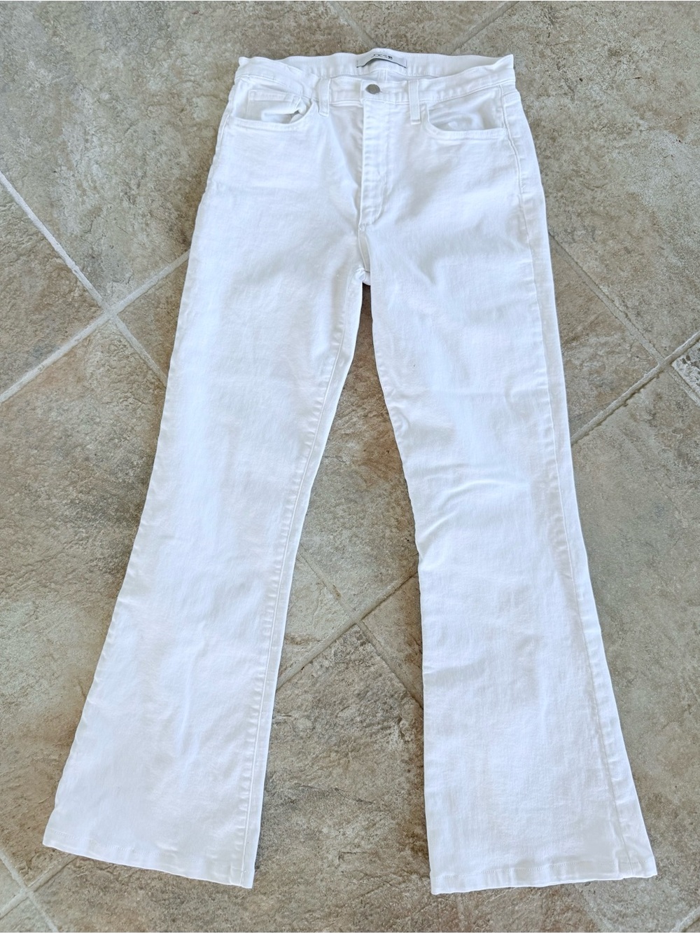 JOE’S Hi Honey High‑Rise Bootcut Jeans • White • Size 30 • Slim Fit Cotton Denim